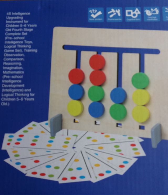 joc lògica, fusta, solitari, didactic