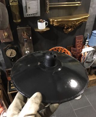 LÁMPARA INDUSTRIAL PLANA PARA COLGAR de segunda mano por 25 € en