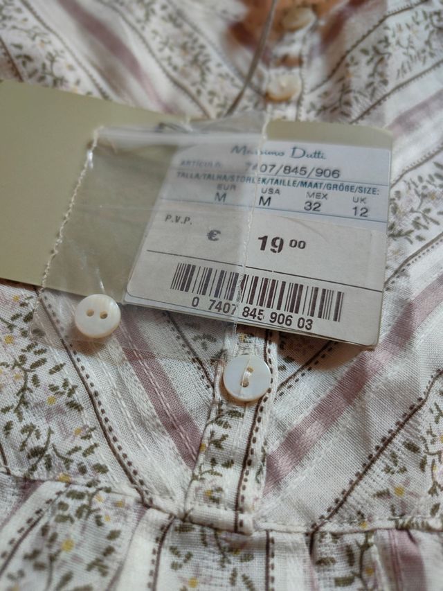 REBAJAS Top Con etiquetas Massimo Dutti M