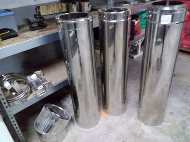 Tubos inox chimenea i calefaccion de segunda mano por 350 € en Vila