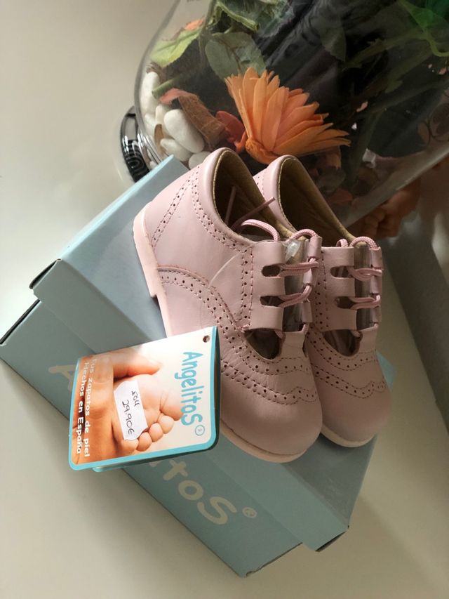 Inglesitos Rosa 20 piel Nuevos