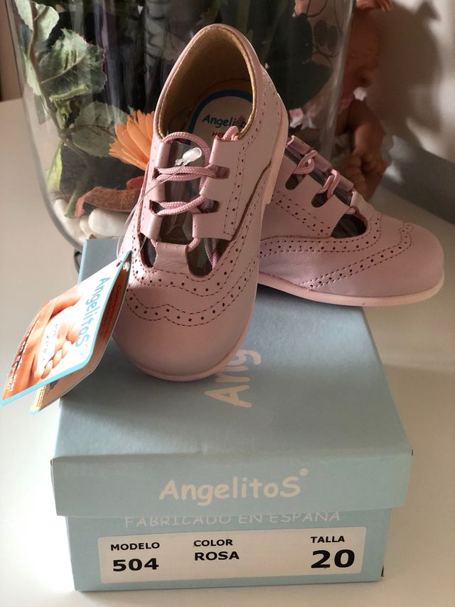 Inglesitos Rosa 20 piel Nuevos