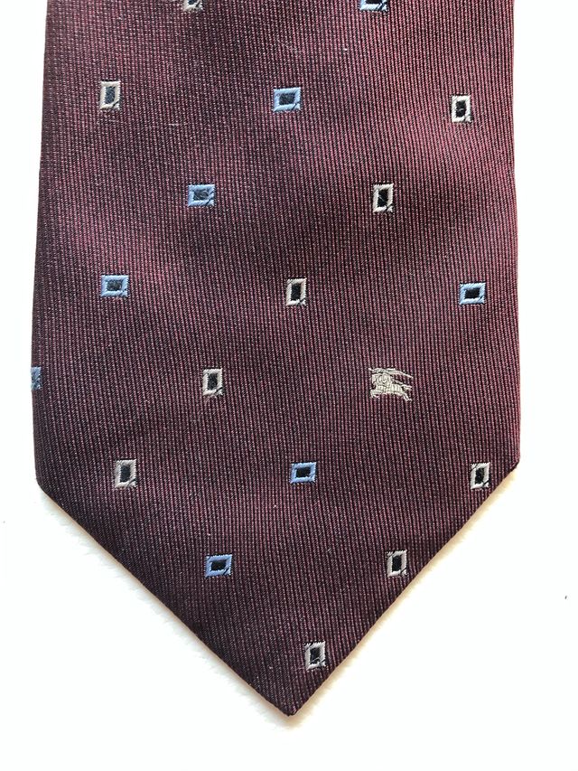 Lote 2 corbatas BURBERRY 100% seda