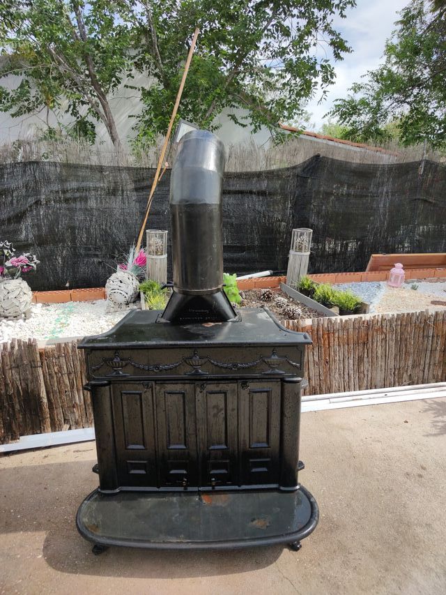 Chimenea hergon modelo franklin de segunda mano por 350 € en Carranque