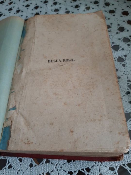 Un libro antiguo.1862.Bella-Rosa.