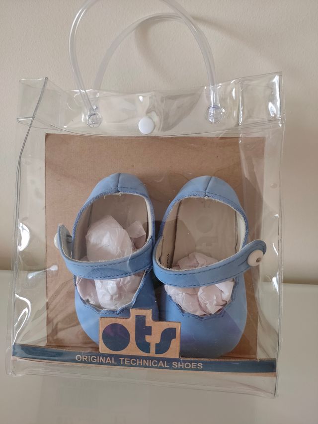 Zapato merceditas bebé, número 17