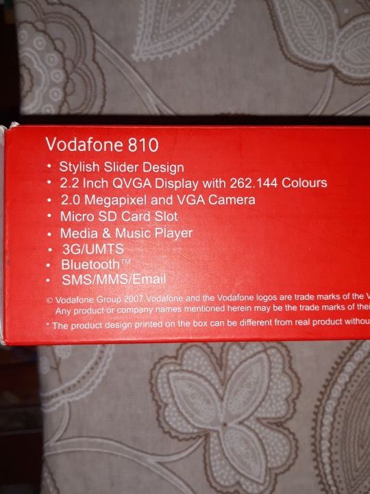 teléfono móvil Alcatel vodafone 810