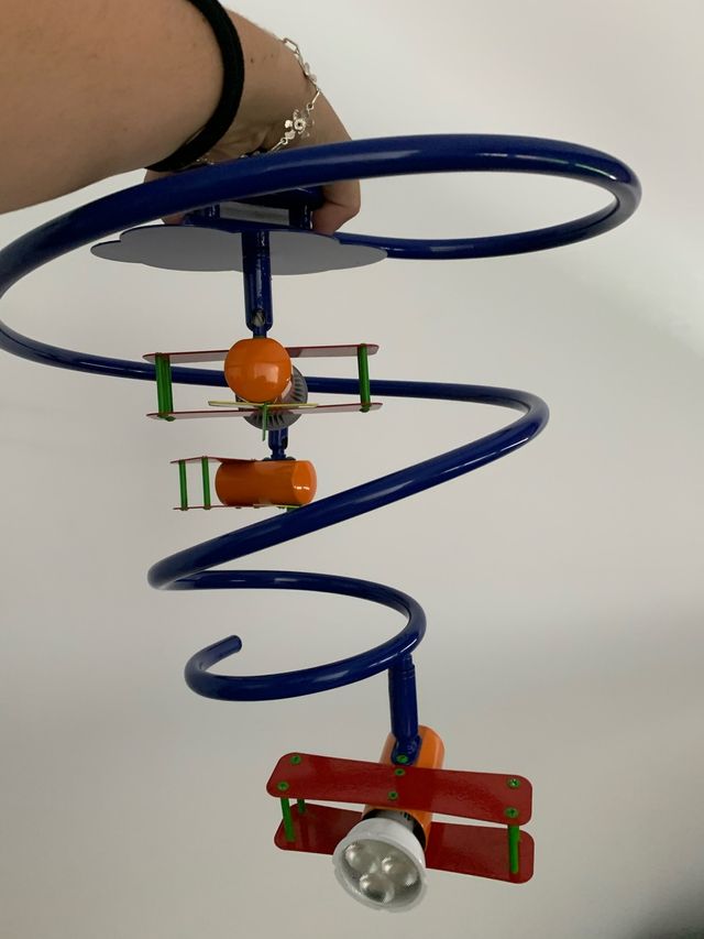 Lámpara infantil aviones