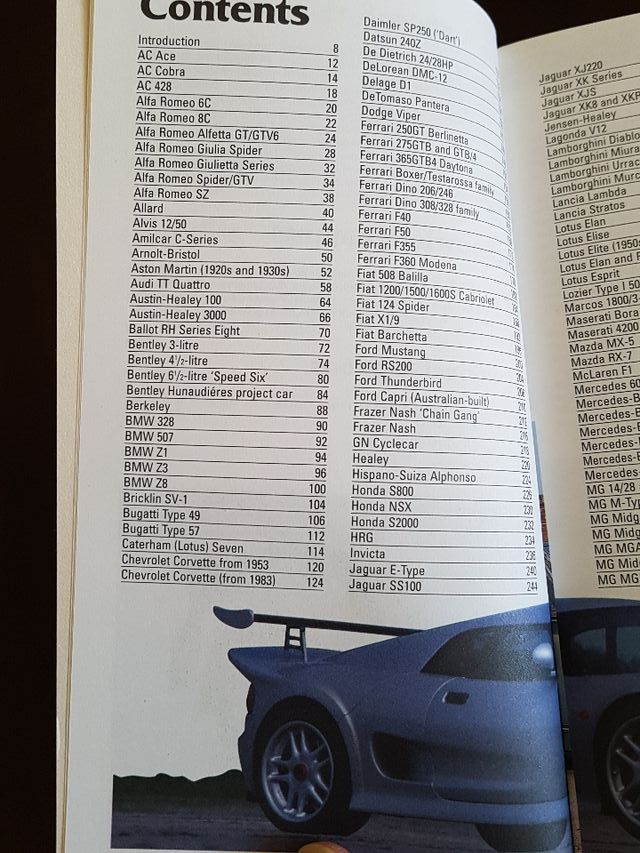 "Sports cars" libro automoviles