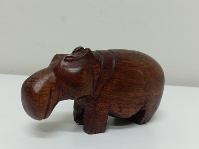 Pez Elefantes Hipopótamo madera UD.