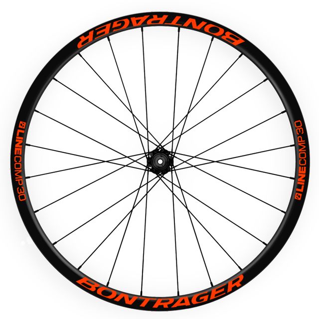 Pegatinas llantas bici bontrager line com 30 wh09