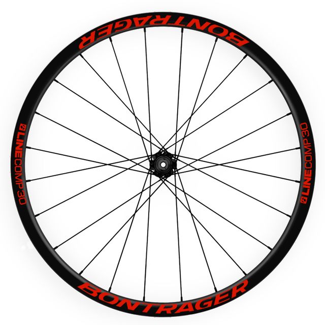 Pegatinas llantas bici bontrager line com 30 wh09