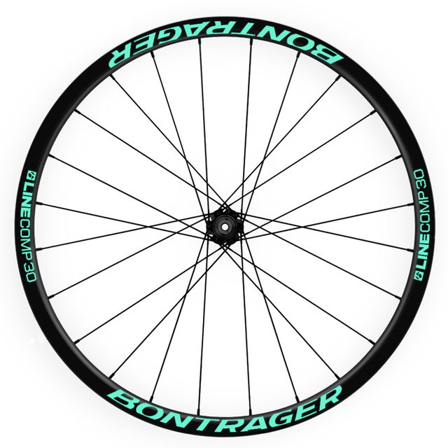 Pegatinas llantas bici bontrager line com 30 wh09