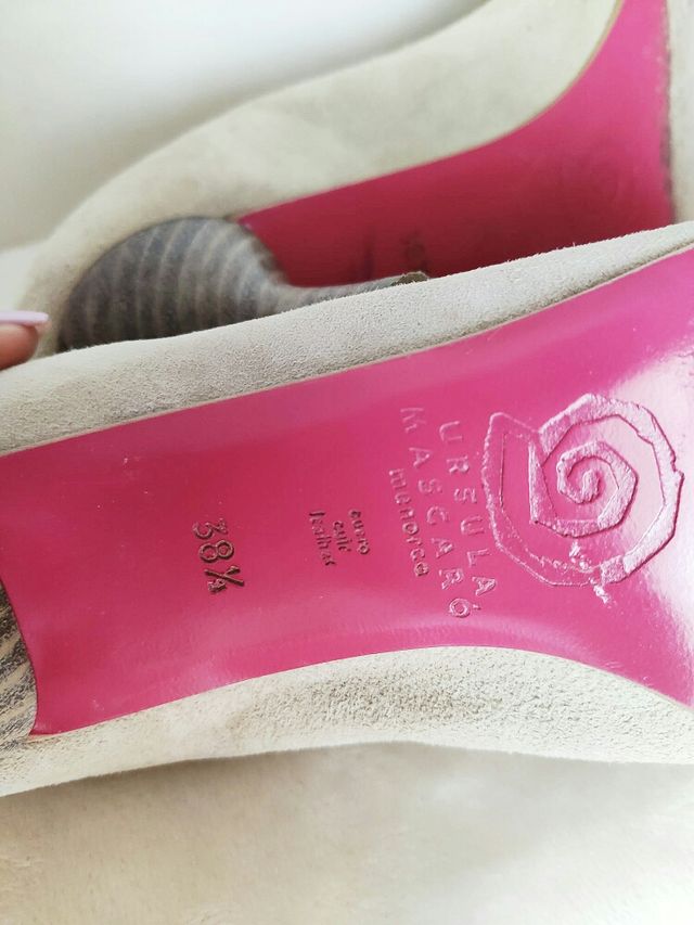 Zapatos beige nuevos Úrsula Mascaró