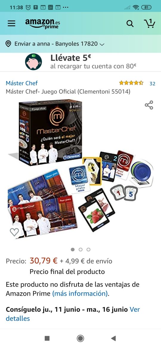 Juego MasterChef oficial