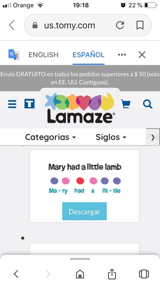 Pulpo musical Lamaze