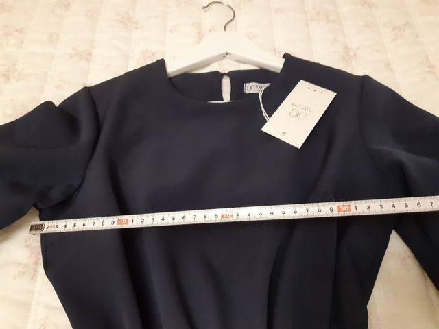 Vestido Valentina azul marino a estrenar