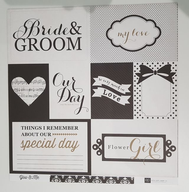 Colección papeles scrapbooking 'You & Me' Echo Par