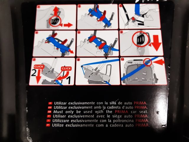 Adaptador capazo con isofix