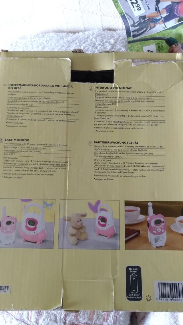 intercomunicador vigilancia bebe