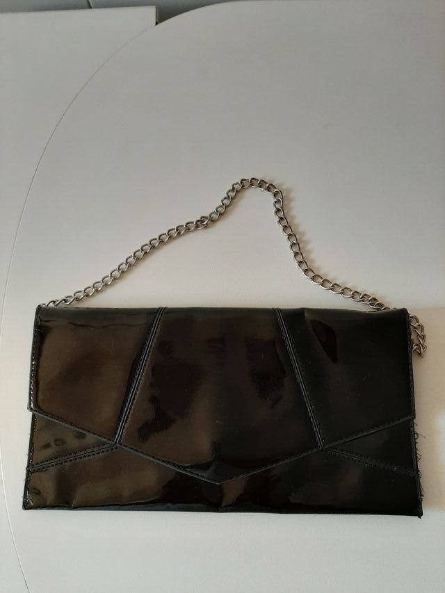 Bolso charol negro
