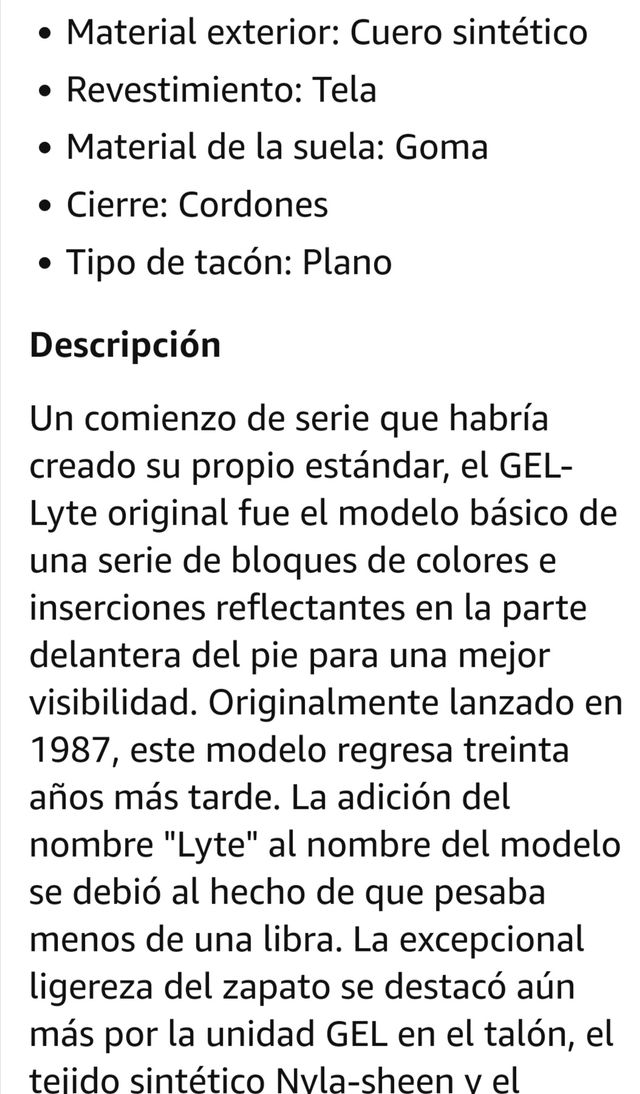 zapatillas Asics talla 34
