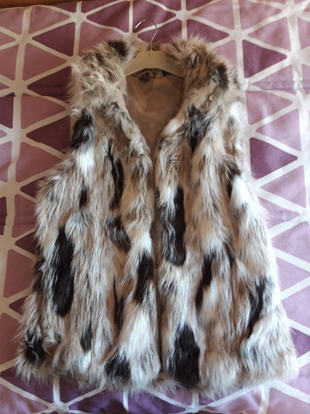 Chaleco de pelo sintético Niña