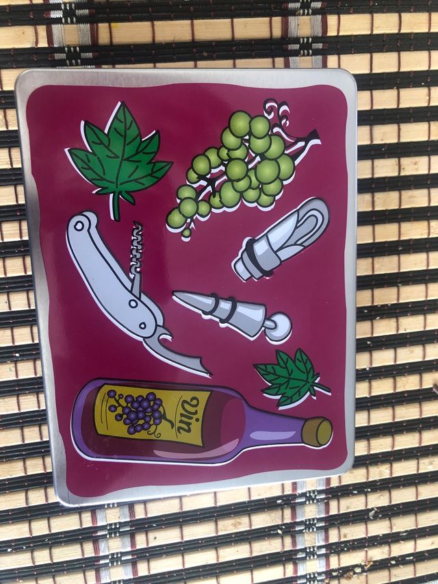 Vino juego caja vintage retro