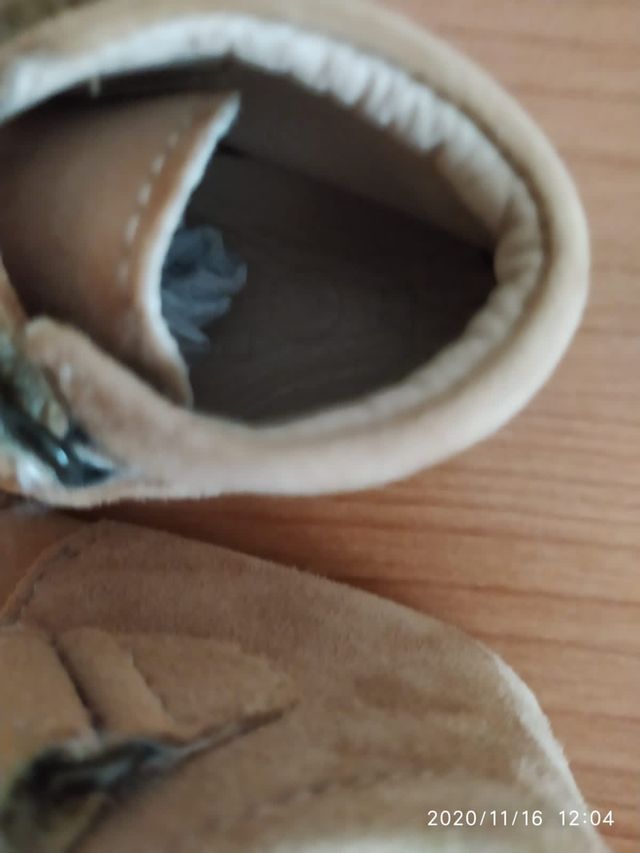 Zapatos bebé talla 17 piel