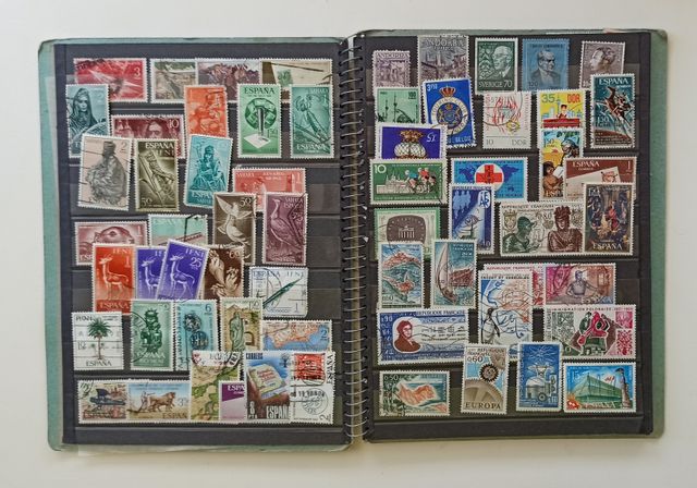 Lote de sellos matasellados de diferentes paises