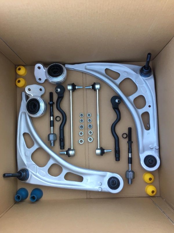 Kit trapecios bmw E46 pala brazo rotula silentbloc