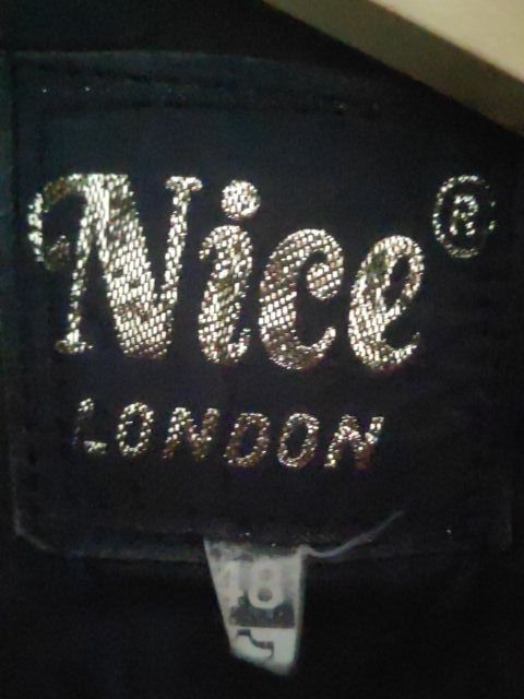 Chaqueta de cuero Nice London para moto. Talla 56.