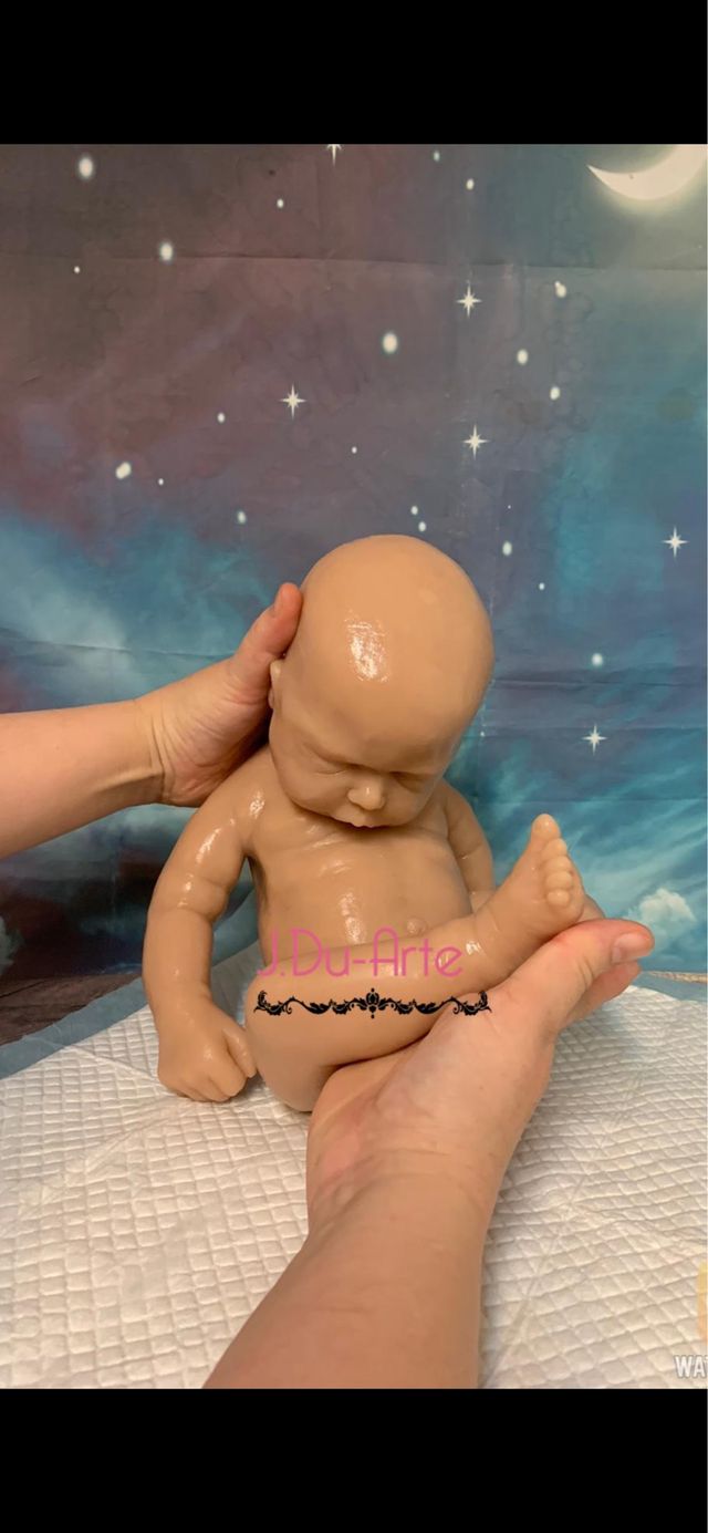 Reborn silicona Mouse blanco 45 cm