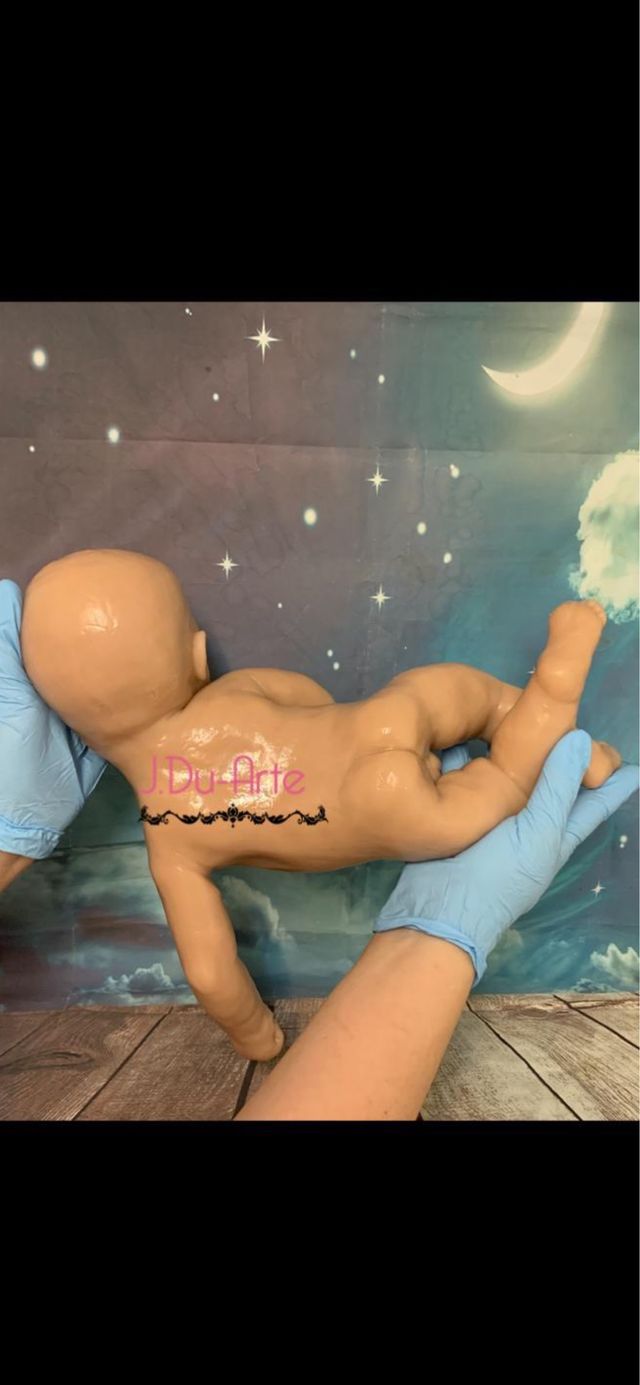 Reborn silicona Mouse blanco 45 cm