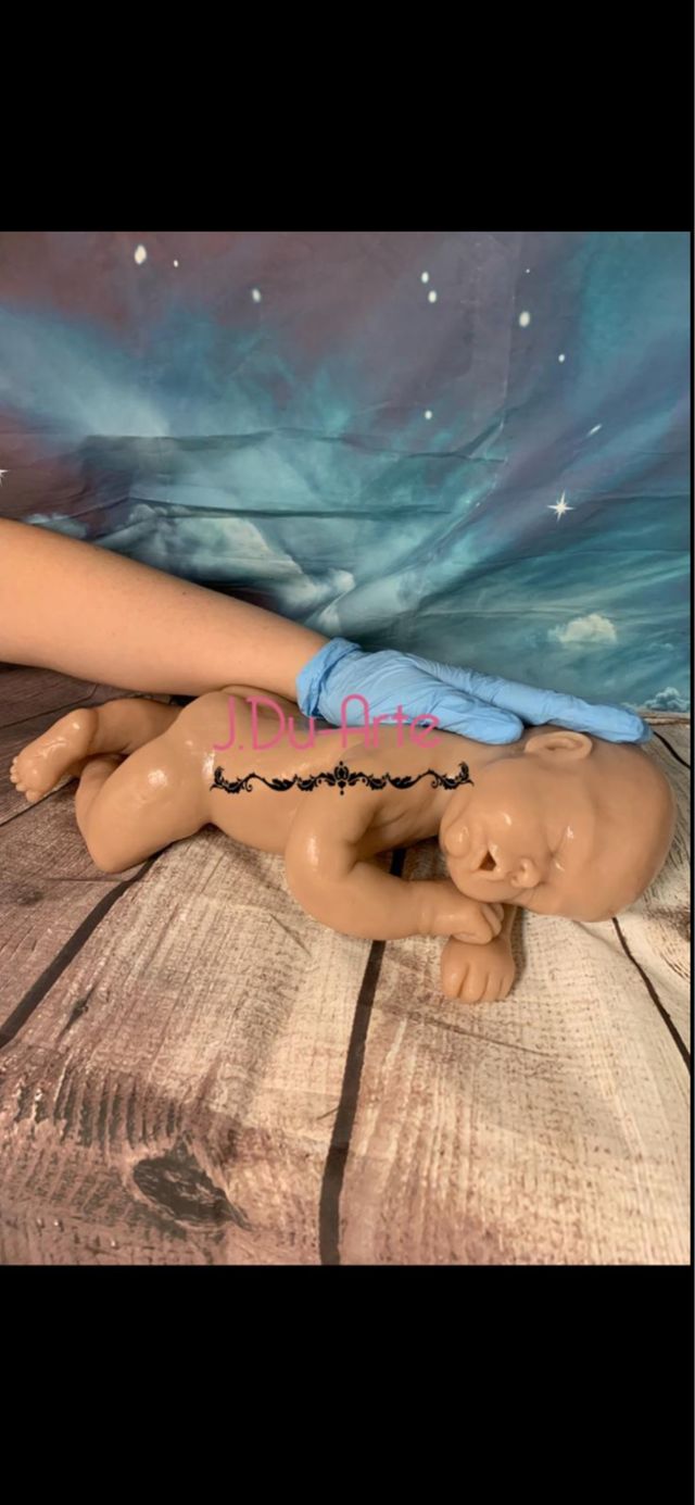 Reborn silicona Mouse blanco 45 cm