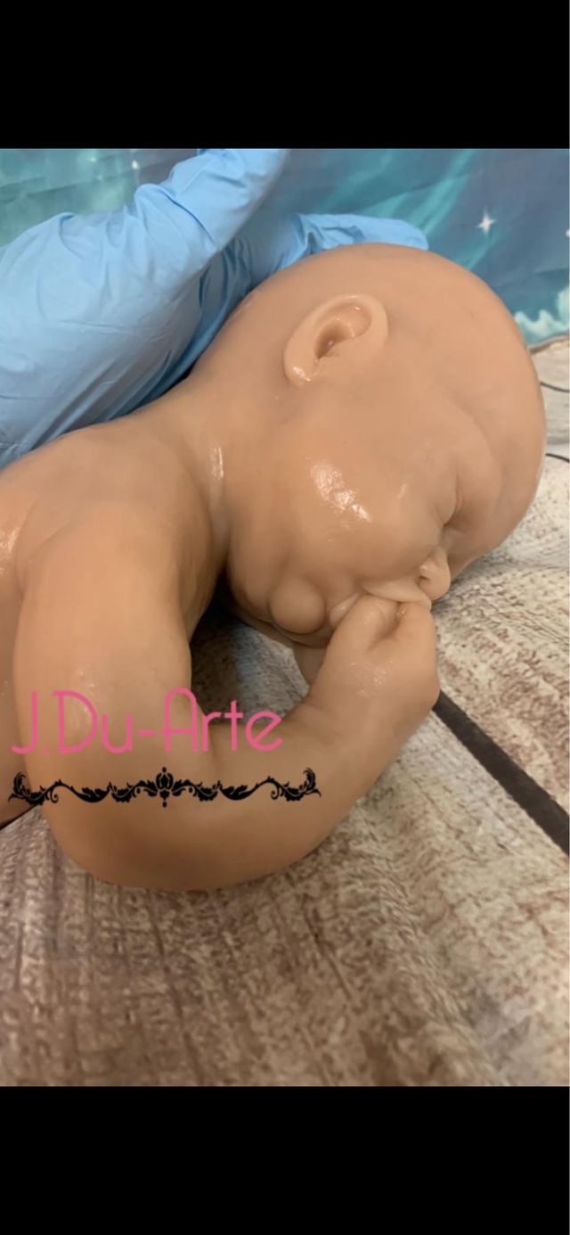 Reborn silicona Mouse blanco 45 cm