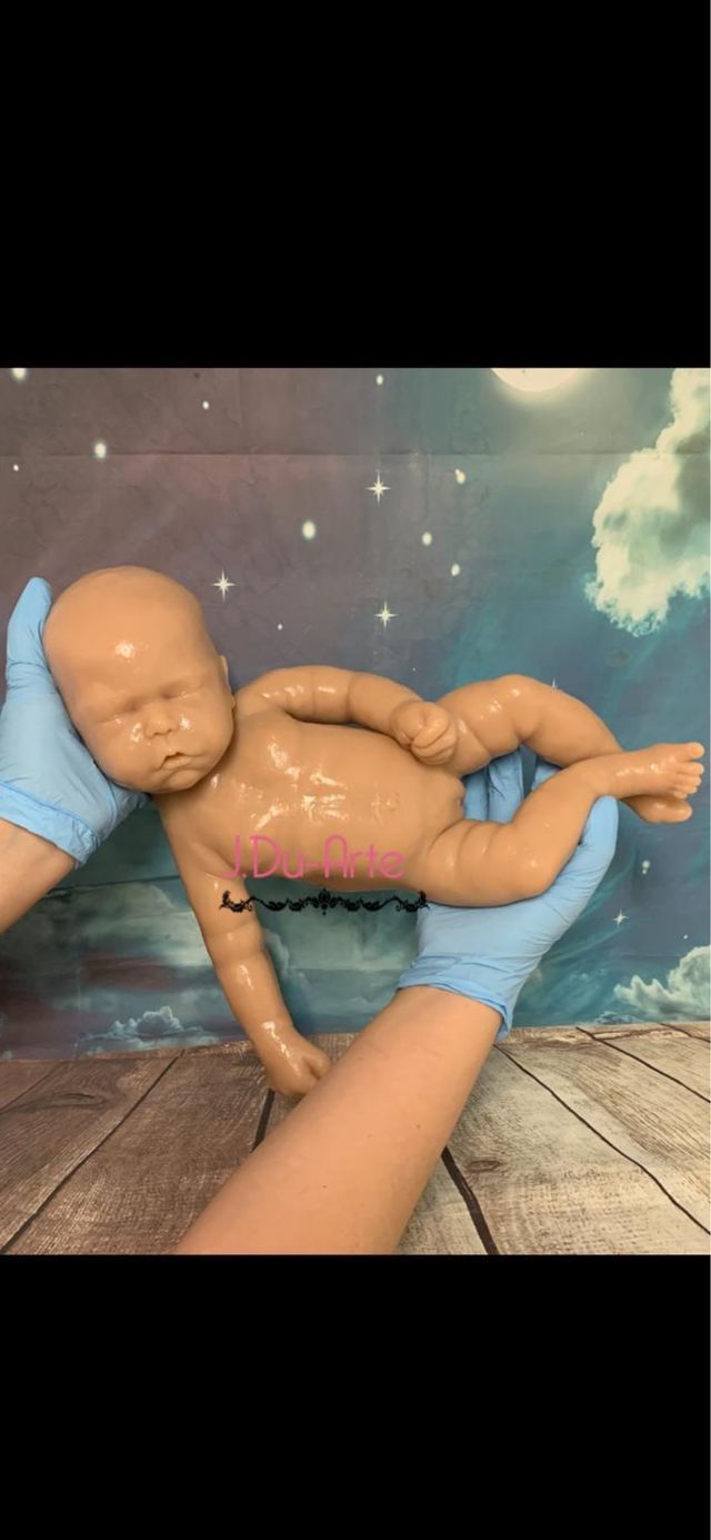 Reborn silicona Mouse blanco 45 cm