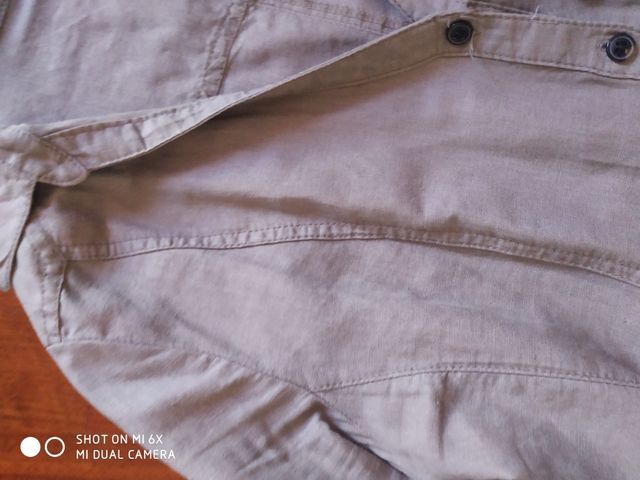 vestido camisero Mango talla L