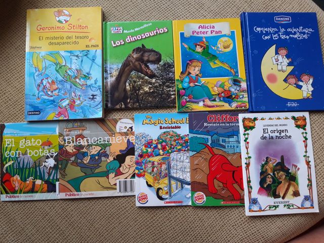🔴 Set di 8 libri per bambini