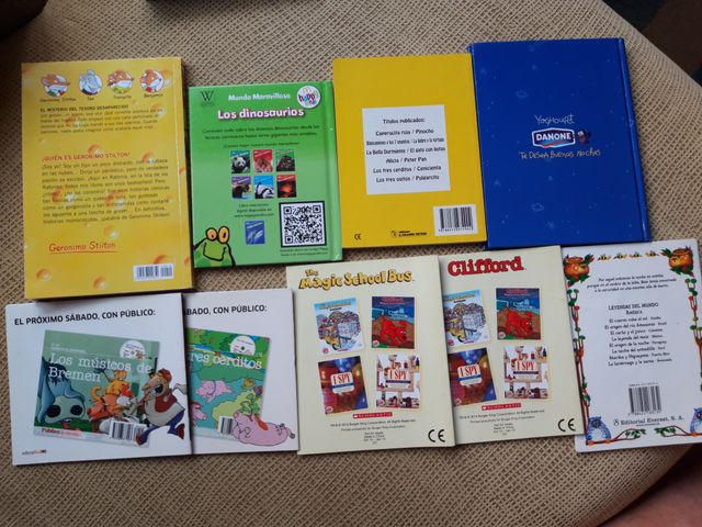 🔴 Set di 8 libri per bambini