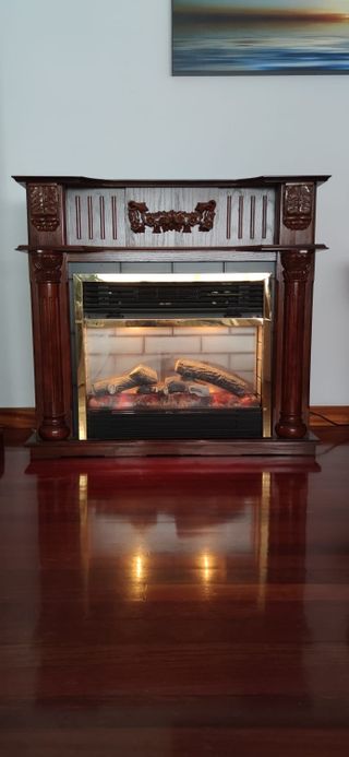 Chimenea eléctrica victoriana bristol de segunda mano por 300 € en