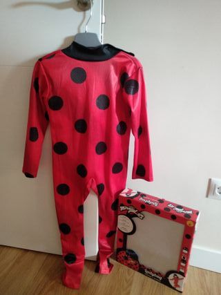 peluca disfraz ladybug