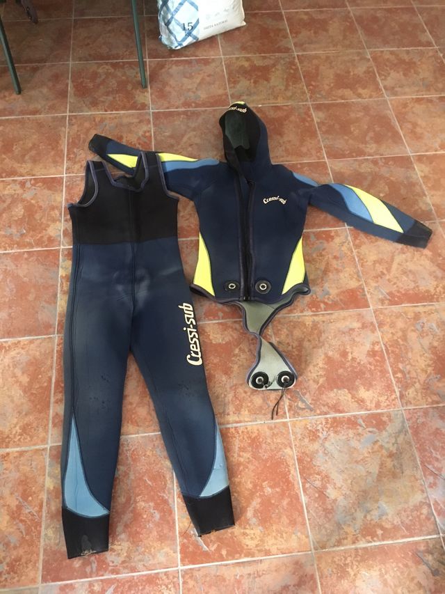 Traje de pesca submarina infantil