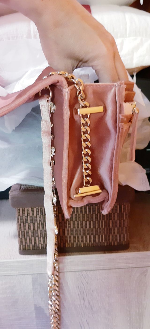 Bolso terciopelo Zara NUEVO