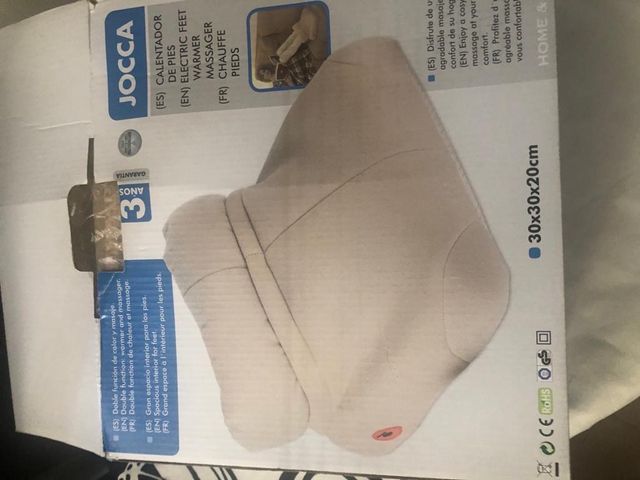 Calentador de pies electrico