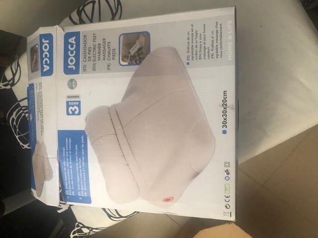 Calentador de pies electrico