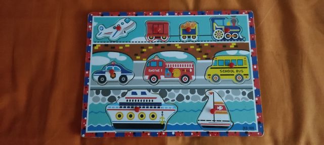 Lote juguetes madera