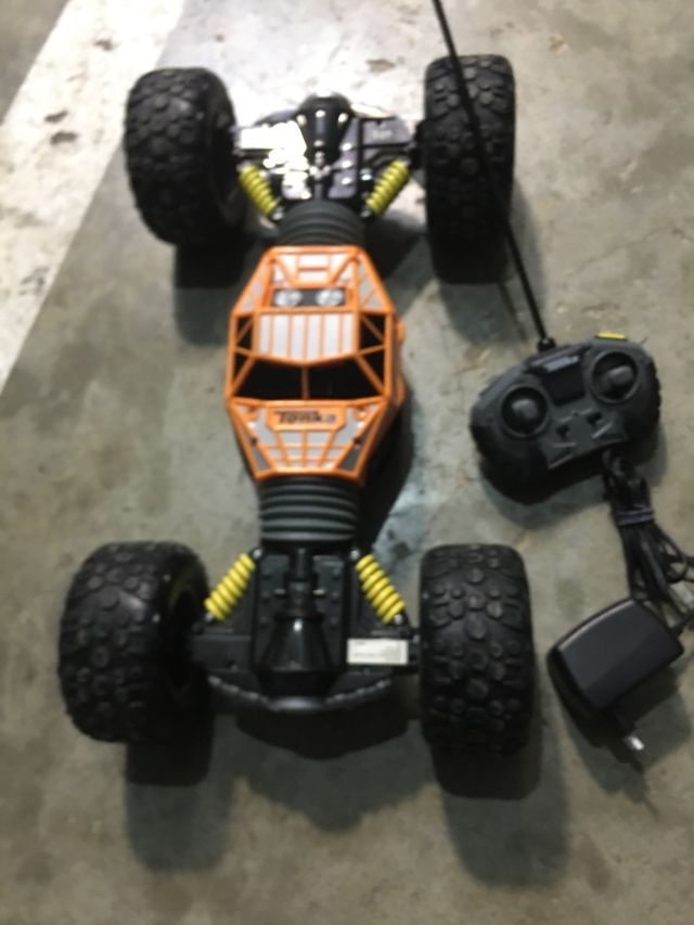 Coche radio control de batería de dos colore