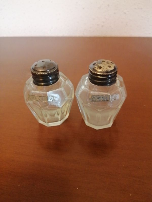 Saleros antiguos plata de ley