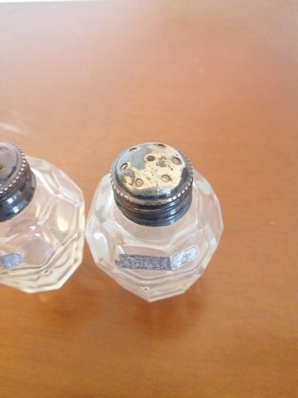 Saleros antiguos plata de ley